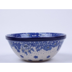 Bunzlau kom/ nest schaal 17 cm. * 58-1975 blauwe.druifjes *