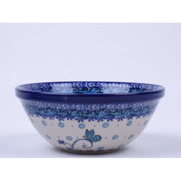 Bunzlau kom/ nest schaal 17 cm. * 58-2008 vlinder *