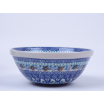 Bunzlau kom/ nest schaal 17 cm. * 58-2187 met witte rand *