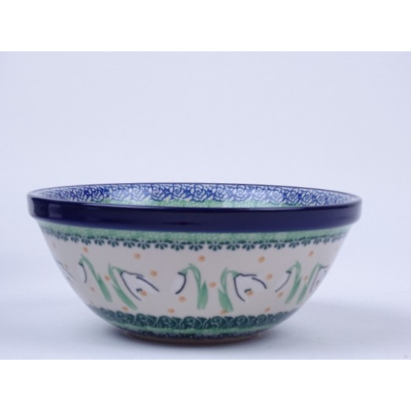 Bunzlau nest schaal 17 cm. * 58-2582 lelie's *