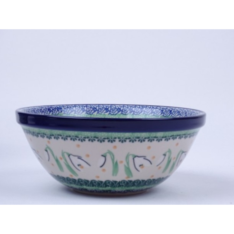 Bunzlau nest schaal 17 cm. * 58-2582 lelie's *