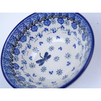 Bunzlau kom/ nestschaal 14 cm. * 059-2009 libelle *