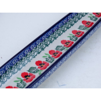 Bunzlau olijven boot 31,5 cm * 924-2538 rode viooltjes *