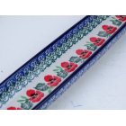 Bunzlau olijven boot 31,5 cm * 924-2538 rode viooltjes *