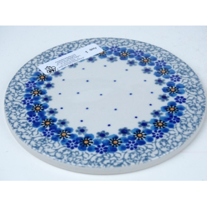 Bunzlau onderzetter plat 14 cm * F22-2094 *