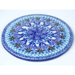 Bunzlau onderzetter plat 14 cm * F22-2187 *