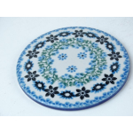 Bunzlau onderzetter plat 11,5 cm.  * 580-1827 *