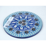 Bunzlau onderzetter plat 11,5 cm.  * 580-2187 *