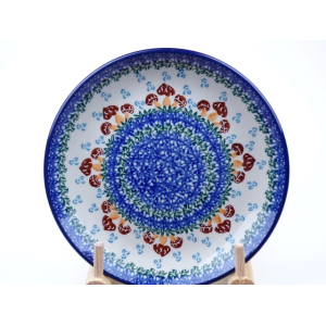 Bunzlau ontbijtbord 20 cm  * 086-1732 paddestoelen *