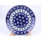 Bunzlau ontbijtbord 20 cm  * 086- 54 met witte rand! * Bunzlau ontbijtbord 20 cm  * 086- 54 met witte rand! *