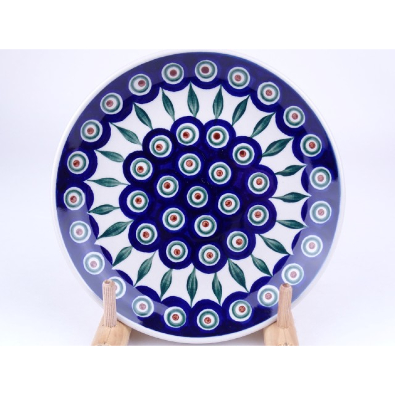 Bunzlau ontbijtbord 20 cm  * 086- 54 met witte rand! *