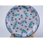 Bunzlau ontbijtbordje let op!! met platte rand 21 cm. * 337-2707 *