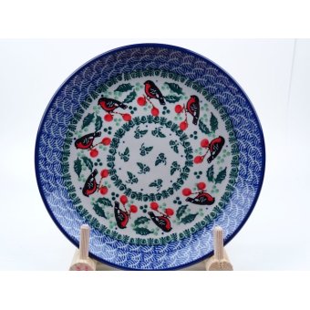 Bunzlau ontbijtbord 20 cm * 086-1257 roodborstje *