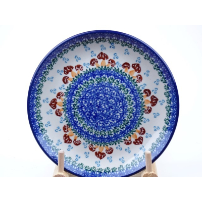 Bunzlau ontbijtbord 20 cm  * 086-1732 paddestoelen *