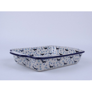 Bunzlau lasagne ovenschaal 28 cm * A39-2151 teckel *