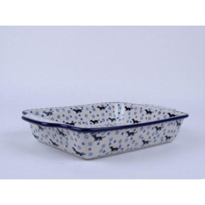 Bunzlau lasagne ovenschaal 28 cm * A39-2151 teckel *