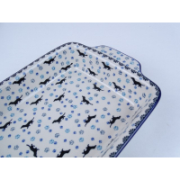 Bunzlau lasagne ovenschaal 28 cm * A39-2151 teckel *