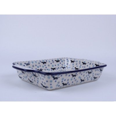 Bunzlau lasagne ovenschaal 28 cm * A39-2151 teckel *