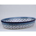 Bunzlau ovenschaal ovaal 30,5 cm.  maat XL.  * 297-1984 *