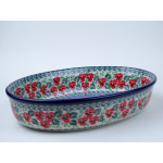 Bunzlau ovenschaal ovaal 27 cm.  maat L * 298-2538 *