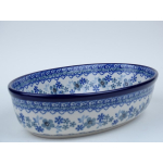 Bunzlau ovenschaal ovaal 24 cm.  maat M. * 299-2333 *