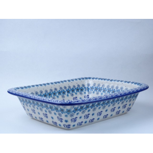 Bunzlau ovenschaal met rand 28 cm. * 856-2094 *