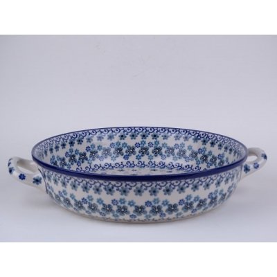 Bunzlau ovenschaal met handvat 31 cm. breed * 420-2084 * Bunzlau ovenschaal met handvat 31 cm. breed * 420-2084 *