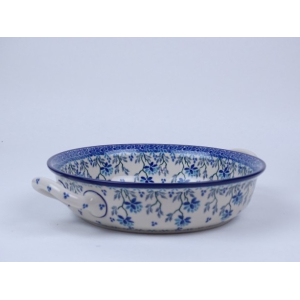 Bunzlau ovenschaal met handvat 21 cm. * 419-2524 *