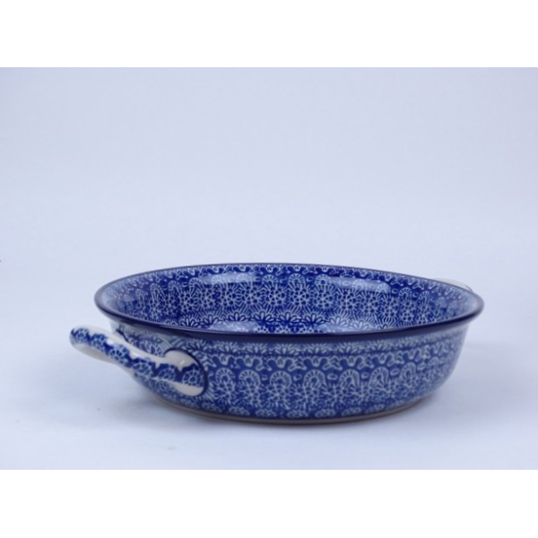 Bunzlau ovenschaal met handvat 26 cm. breed  * 419-884 *
