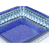 Bunzlau ovenschaal vierkant 27 cm. * 431-1473 *