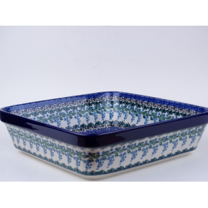 Bunzlau ovenschaal vierkant 27 cm. * 431-1473 *