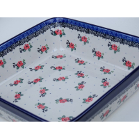 Bunzlau ovenschaal vierkant 27 cm. * 431-1525 *