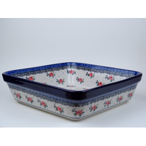 Bunzlau ovenschaal vierkant 27 cm. * 431-1525 *