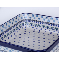 Bunzlau ovenschaal vierkant 27 cm. * 431-1834 *