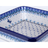 Bunzlau ovenschaal vierkant 27cm. * 431-1944 *