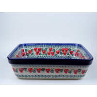 Bunzlau ovenschaal vierkant 27 cm. * 431-2538 *