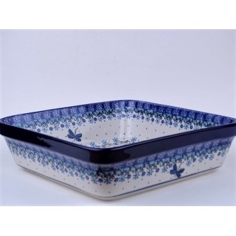 Bunzlau ovenschaal vierkant 27cm. * 431-1944 *