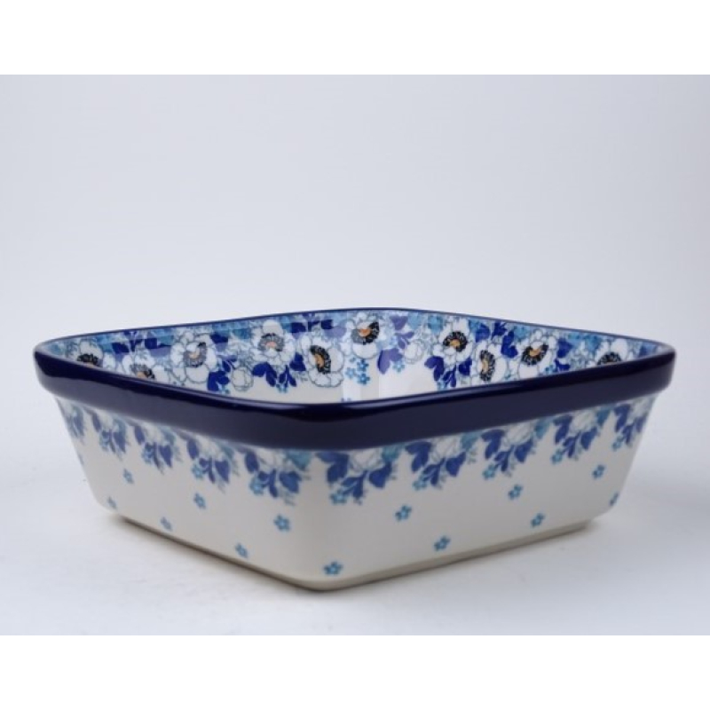 Bunzlau ovenschaal vierkant  20 cm. * 430-2222 * 