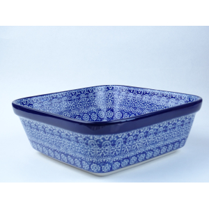 Bunzlau ovenschaal vierkant 20 cm. * 430-884 *