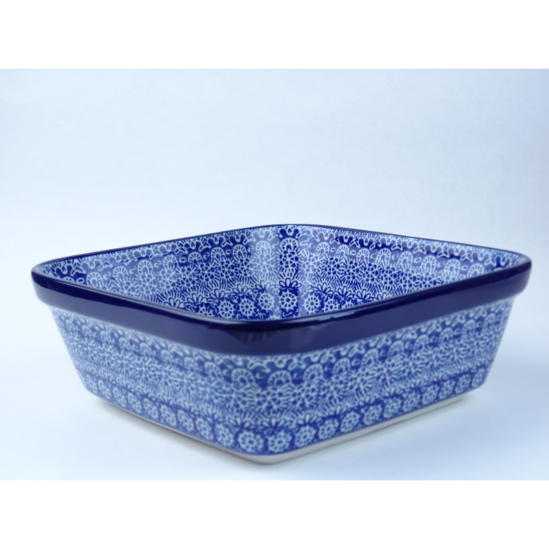 Bunzlau ovenschaal vierkant 20 cm. * 430-884 *