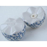 Bunzlau peper & zout vaatje 8 cm. * C46-2161 *