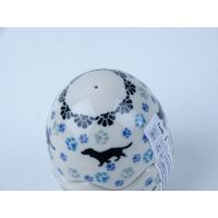 Bunzlau peper & zout vaatje 8 cm. * C46-2151 teckel *