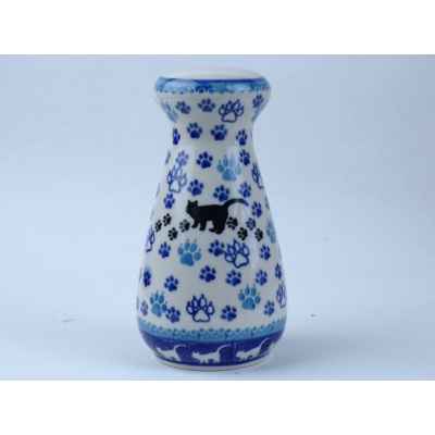 Bunzlau peper / zout vaatje groot 14,5 cm.  * 528-1771 z.kat *