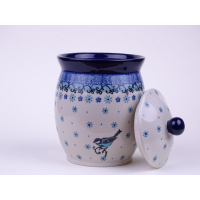 Bunzlau voorraad / kruiden pot 17 cm. * 104-2529 vogel *