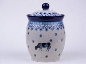 Bunzlau voorraad / kruiden pot 17 cm. * 104-2603 koe *