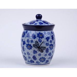 Bunzlau voorraad / kruiden pot 14 cm. * 105-1443 libelle *