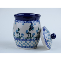 Bunzlau voorraad / kruiden pot 14 cm. * 105-1938 vlinder *