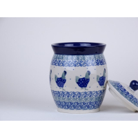 Bunzlau voorraad /kruiden pot 14 cm. * 105-2597 kippen *