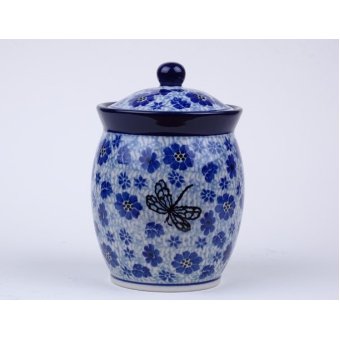 Bunzlau voorraad / kruiden pot 14 cm. * 105-1443 libelle *