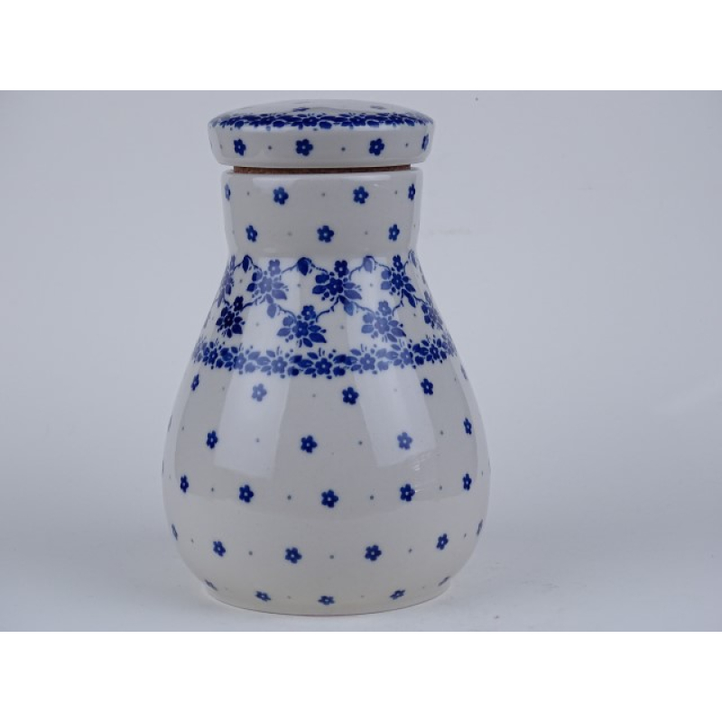 Bunzlau voorraadpot met kurken deksel  * E29-2606 *